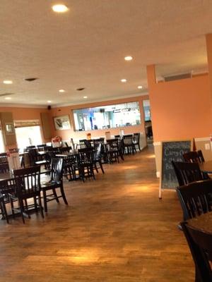 Spacious inside, nice decor.