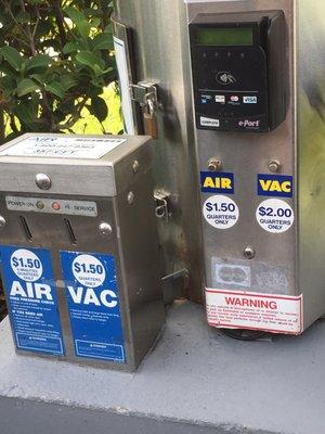 Is it $1.50 or $2 to vacuum?