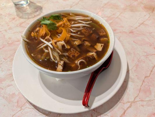 Soup Bowl w/ tofu (this day they had a spicy cooked tofu)