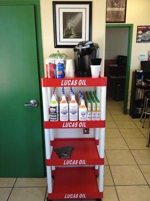 We sell Lucas Oil and Fuel products!