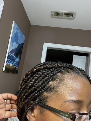Knotless braids by Donna