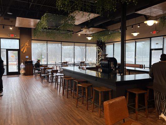 Roasted and coffee bar!