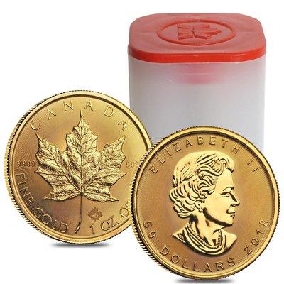 Gold Canadian Maple Leaf Gold Coins