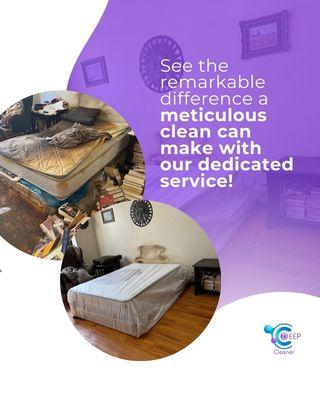 Heavy duty cleaning Before and After