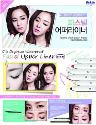 Waterproof upper color line Clio