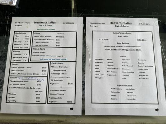 Heavenly Italian Subs & Soda