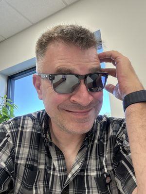 Happy Haircut by a bright eyed and brilliant barber.