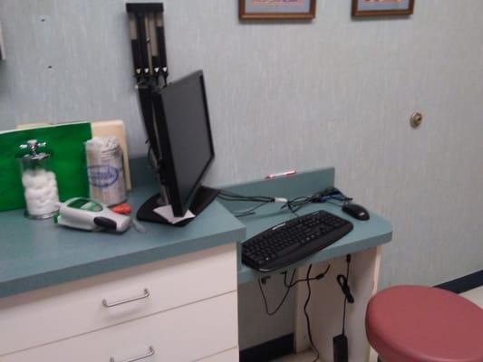 Eaiting for the doctor