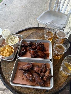 Lemon Pepper and Spicy Smoked wings