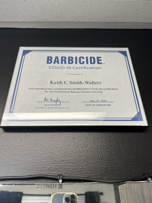 Covid 19 Safety Certification