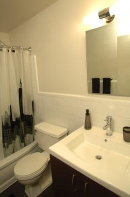 Bath with modern fixtures