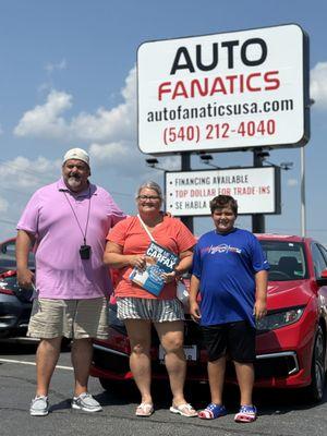 best used car dealership experience in Fredericksburg, VA. We love our Honda customers