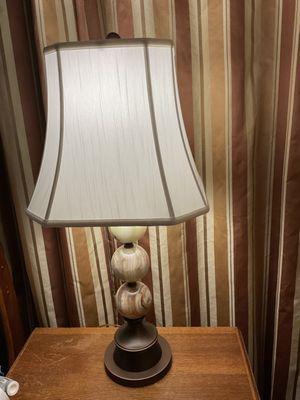 Stiffel lamp with onyx.