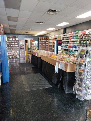 Cigars, tobacco, candy