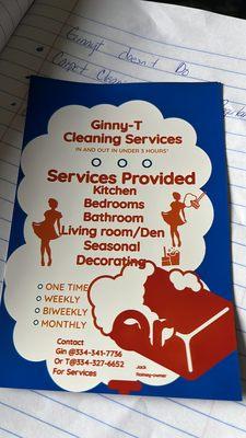 GinnyT Cleaning Service