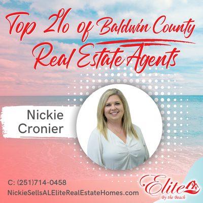 Nickie Cronier our top 2% agent.