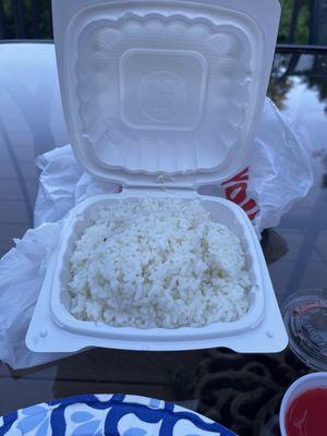 Steamed rice
