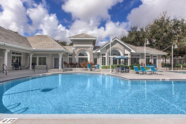Pool and clubhouse