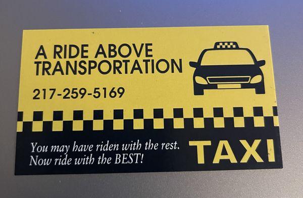 A Ride Above Transportation