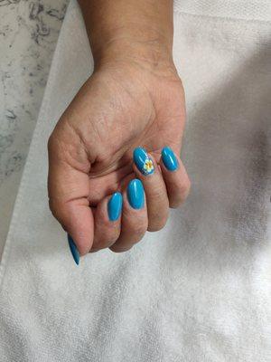 Got my nails done today for my Anniversary