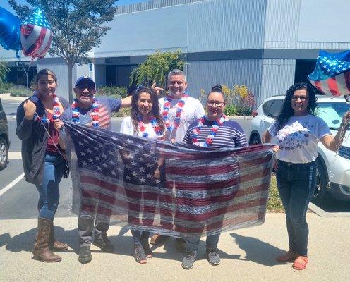 Wishing you a safe and enjoyable 4th of July!