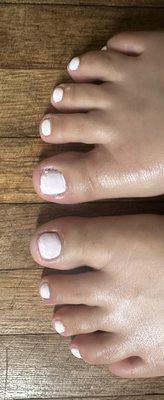 Gel pedicure