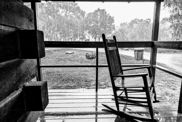 Storm came down hard.