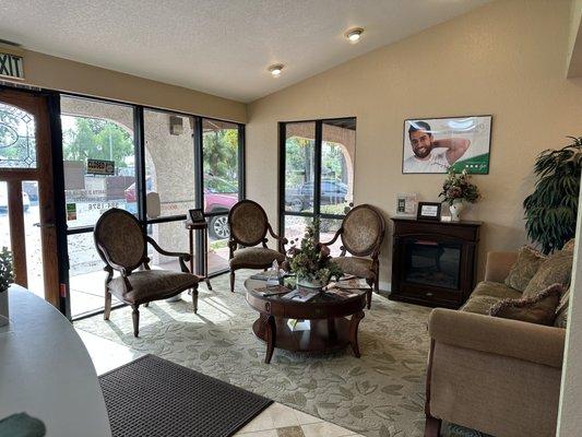 Patient waiting area