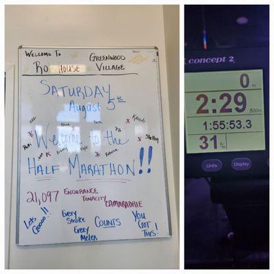 Half Marathon 8/5/23