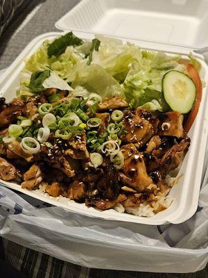Chicken teriyaki plate