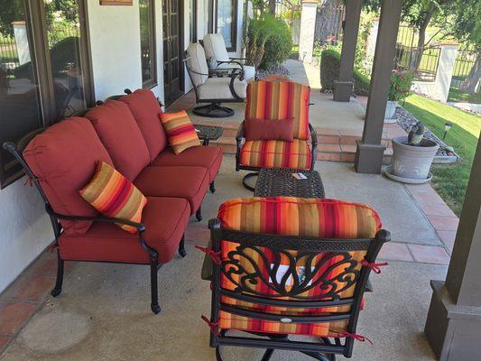 Ariana High Back Sofa Set