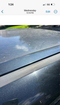 My roof that wasn't even washed after their services