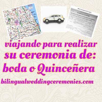Bodas por "el civil", caso parejas en su casa o en el salón! www.bilingualweddingceremonies.com