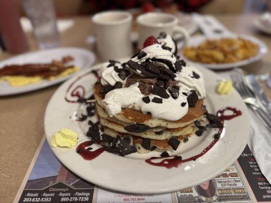 Oreo pancakes