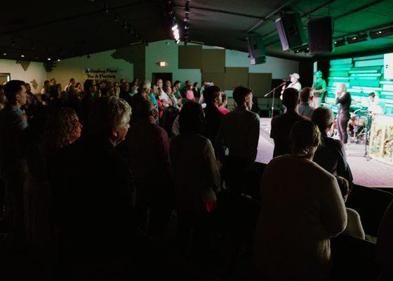 Worship at Grace Church in Sugarcreek