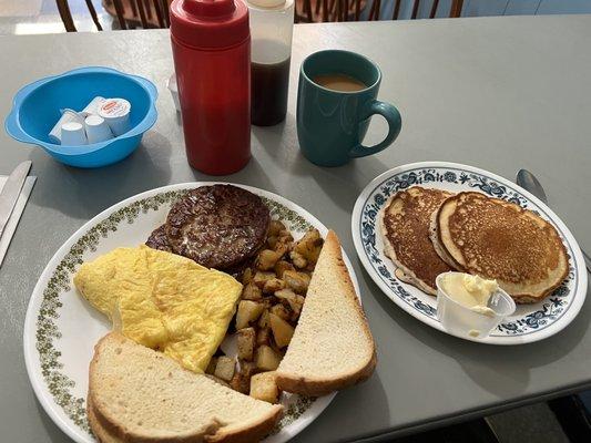 Gabby's special breakfast