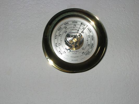 My Chelsea 4 1/2 barometer before it needed refinishing.