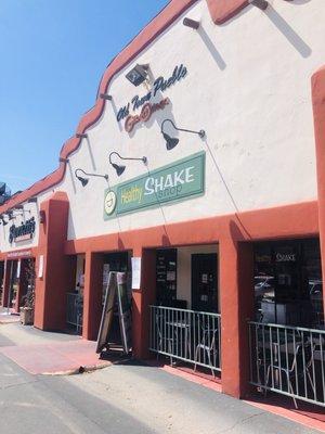 Outside of the place