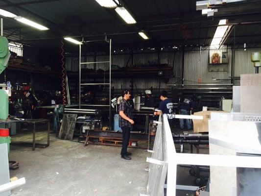 Inside picture of the huge shop