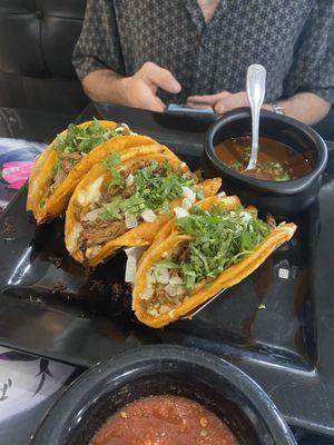 Birria tacos