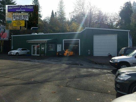 Southwest Autobody & frame 4200 sw beaverton hillsdale hwy 503-246-6880 family owned since 1992