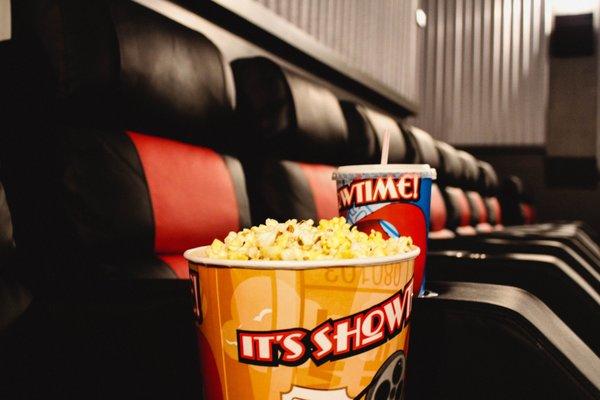 The West Bend Cinema - Off Paradise has all new deluxe rocker and recliner seating