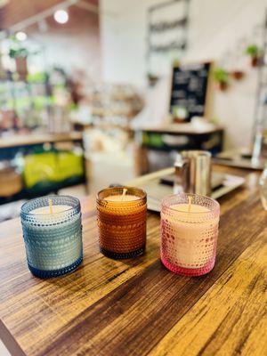 Come make a custom candle! Vacant Wheel Candle Bar is poured in Plant People Shop