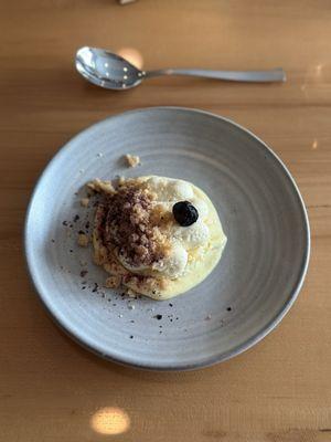 Lemon bar: malted milk, blueberry, thyme