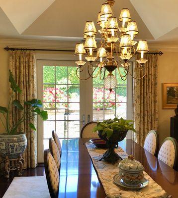 Embroidered Drapery Panels