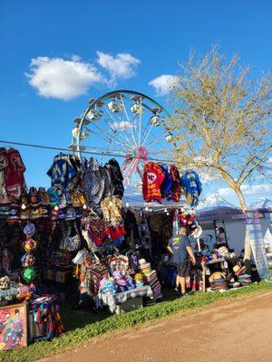 Some tents and stuff.