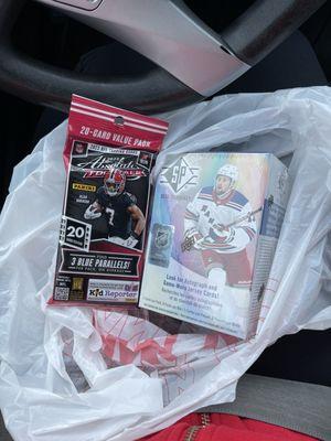 Football and hockey cards
