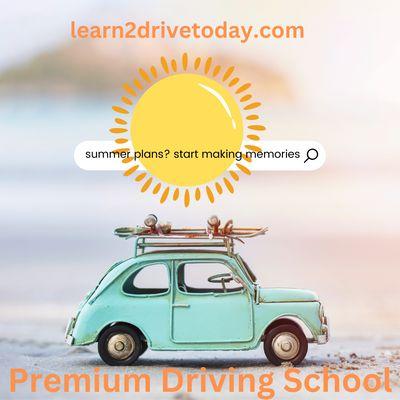 Thinking about a summer getaway? Driving lessons will help make it happen! Lesson appointments available now!