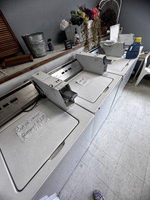 Cheaper machines out of order