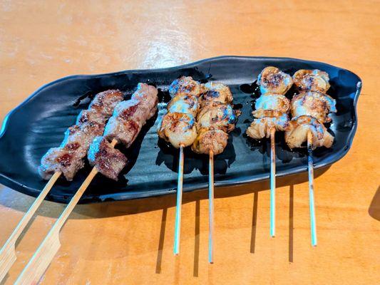 Rib Eye and Scallop X2